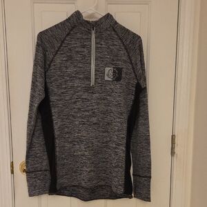 Women's Gray Quarter-Zip Jacket